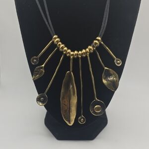 Handmade Bronze Statement Necklace
